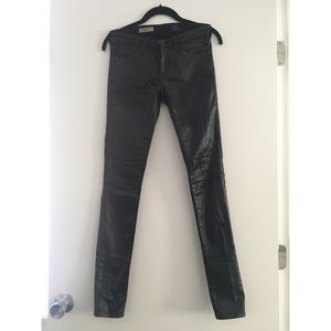 Adriano goldschmied coated pants sz 24R
